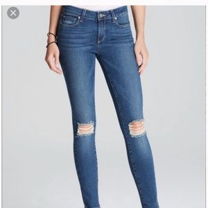 PAIGE distressed Verdugo Ankle size 28